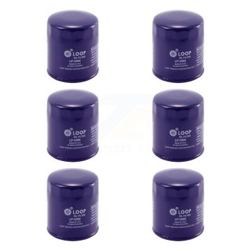 Engine Oil Filter (6 Pack) For Chevrolet GMC Silverado 1500 Sierra 2500 HD Colorado 3500 KLO-100175