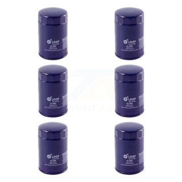 Engine Oil Filter (6 Pack) For Ford F-150 Dodge Ranger Ram 1500 Jeep Mazda Mustang Dakota KLO-100180