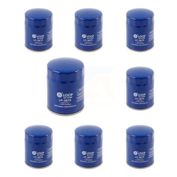 Engine Oil Filter (8 Pack) For Chevrolet GMC Silverado 1500 Sierra 2500 HD Cadillac Buick KLO-100219