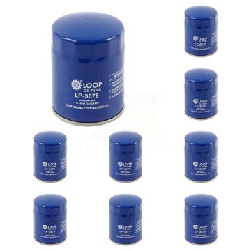 Engine Oil Filter (9 Pack) For Chevrolet GMC Silverado 1500 Sierra 2500 HD Cadillac Buick KLO-100243