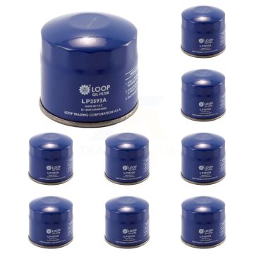 Engine Oil Filter (9 Pack) For Honda Subaru Accord Civic Legacy Acura CR-V Mitsubishi EL KLO-100244