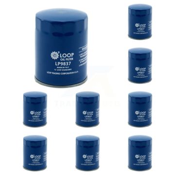 Engine Oil Filter (9 Pack) For Chevrolet Impala Pontiac Malibu Buick GMC Colorado Montana KLO-100246