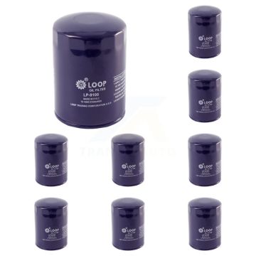 Engine Oil Filter (9 Pack) For GMC Chevrolet Sierra 2500 HD Silverado 3500 Express Savana KLO-100262