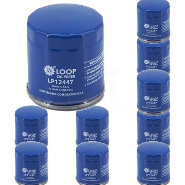 Engine Oil Filter (10 Pack) For Chevrolet GMC Silverado 1500 Sierra Cadillac Buick Encore KLO-100266