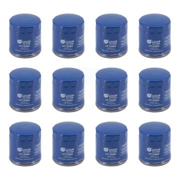 Engine Oil Filter (12 Pack) For Chevrolet GMC Equinox Buick Terrain Cruze Malibu Colorado KLO-100277