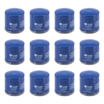 Engine Oil Filter (12 Pack) For GMC Chevrolet Sierra 2500 HD Silverado 3500 4500 5500 KLO-100278