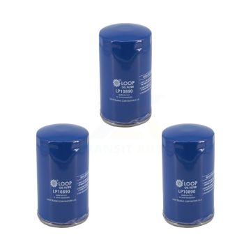 Engine Oil Filter (3 Pack) For Ford F-350 Super Duty F-250 F-450 F-550 F-650 F-750 6.7L KLO-100285
