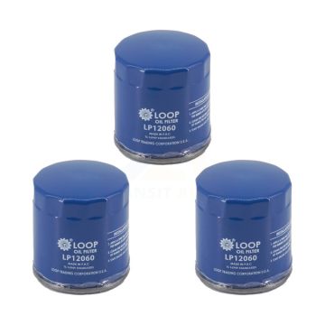 Engine Oil Filter (3 Pack) For Chevrolet GMC Equinox Buick Terrain Cruze Malibu Colorado KLO-100287