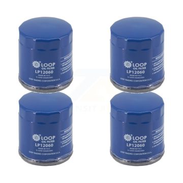 Engine Oil Filter (4 Pack) For Chevrolet GMC Equinox Buick Terrain Cruze Malibu Colorado KLO-100292