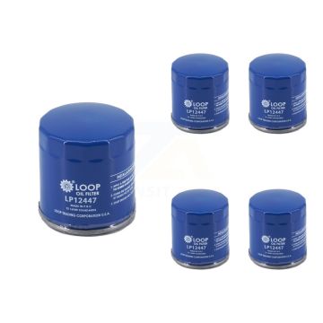 Engine Oil Filter (5 Pack) For Chevrolet GMC Silverado 1500 Sierra Cadillac Buick Encore KLO-100296