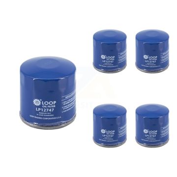 Engine Oil Filter (5 Pack) For GMC Chevrolet Sierra 2500 HD Silverado 3500 4500 5500 6500 KLO-100298