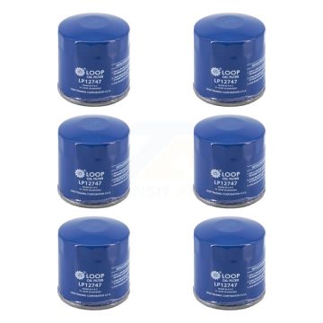 Engine Oil Filter (6 Pack) For GMC Chevrolet Sierra 2500 HD Silverado 3500 4500 5500 6500 KLO-100303