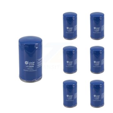 Engine Oil Filter (7 Pack) For Ford F-350 Super Duty F-250 F-450 F-550 F-650 F-750 6.7L KLO-100305