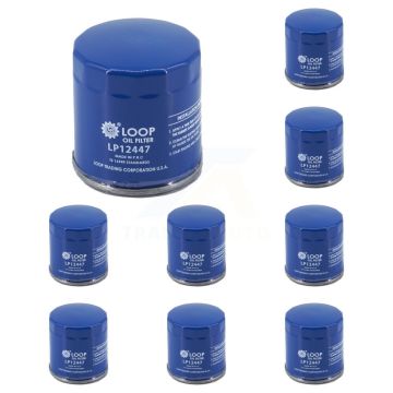 Engine Oil Filter (9 Pack) For Chevrolet GMC Silverado 1500 Sierra Cadillac Buick Encore KLO-100316
