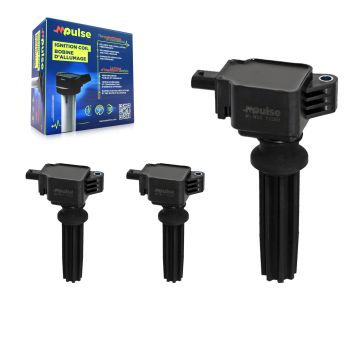 Ignition Coil (3 Pack) For Ford Escape Focus Edge Fusion Explorer Mustang EcoSport Land KMP-100227