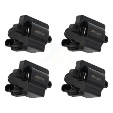Ignition Coil (4 Pack) For Chevrolet GMC Silverado 1500 Sierra 2500 HD Avalanche 3500 H2 KMP-100495