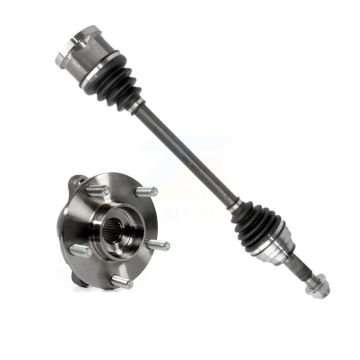 Front Left CV Axle Drive Shaft And Hub Bearing Assembly Kit For INFINITI G37 G35 G25 KN7-100034