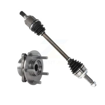 Front Left CV Axle Drive Shaft And Hub Bearing Assembly Kit For 2017 Hyundai Elantra GT KN7-100053