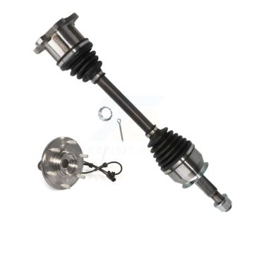 Front Left CV Axle Drive Shaft And Hub Bearing Assembly Kit For Nissan TITAN Armada 4WD KN7-100129