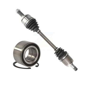 Front Left CV Axle Drive Shaft Complete Assembly And Wheel Bearing Kit For Honda Civic KN7-100182