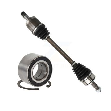 Front Left CV Axle Drive Shaft Complete Assembly And Wheel Bearing Kit For Honda Accord KN7-100187