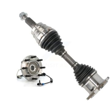 Front Right CV Axle Shaft And Hub Bearing Kit For Chevrolet Silverado 3500 GMC Sierra 4WD KN7-100255