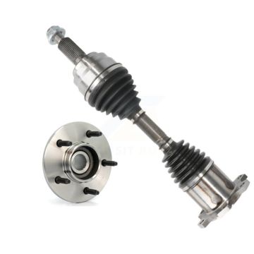 Front Right CV Axle Drive Shaft And Hub Bearing Kit For Ford F-150 4WD with 2-Wheel ABS KN7-100264