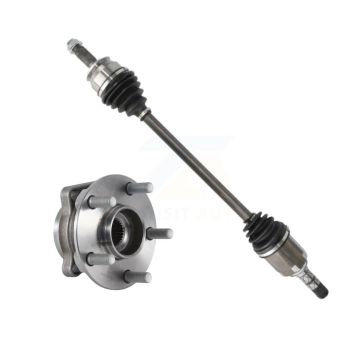 Front Right CV Axle Drive Shaft And Hub Bearing Assembly Kit For Subaru Forester Impreza KN7-100292