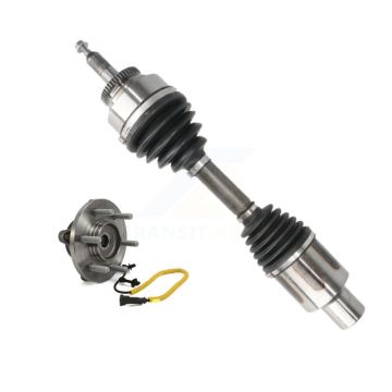 Front Right CV Axle Drive Shaft And Complete Hub Bearing Assembly Kit For Ford F-150 KN7-100296