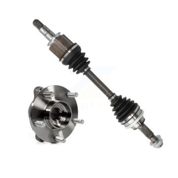 Front Right CV Axle Drive Shaft And Hub Bearing Assembly Kit For INFINITI G37 G35 G25 KN7-100313