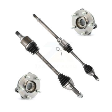 Front CV Axle Drive Shaft And Complete Wheel Hub Bearing Assembly Kit For Nissan Altima KN7-100376