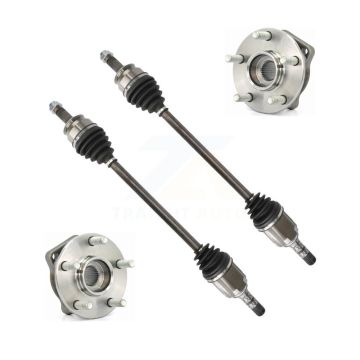 Front CV Axle Drive Shaft And Wheel Hub Bearing Kit For 2010-2014 Subaru Outback Legacy KN7-100378
