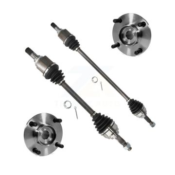 Front CV Axle Drive Shaft And Complete Wheel Hub Bearing Assembly Kit For Nissan Versa KN7-100382