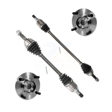Front CV Axle Drive Shaft And Complete Hub Bearing Assembly Kit For Nissan Versa w o CVT KN7-100383