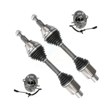 Front CV Axle Drive Shaft And Wheel Hub Bearing Assembly Kit For 2012-2018 Ram 1500 4WD KN7-100413