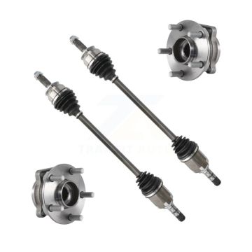 Front CV Axle Drive Shaft And Wheel Hub Bearing Assembly Kit For Subaru Forester Impreza KN7-100433