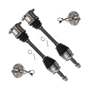 Front CV Axle Drive Shaft And Wheel Hub Bearing Assembly Kit For Nissan TITAN Armada 4WD KN7-100443