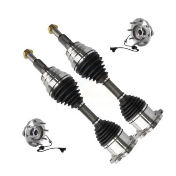 Front CV Axle Shaft Bearing Kit For 2011-2014 GMC Sierra 3500 HD Chevrolet Silverado 4WD KN7-100453