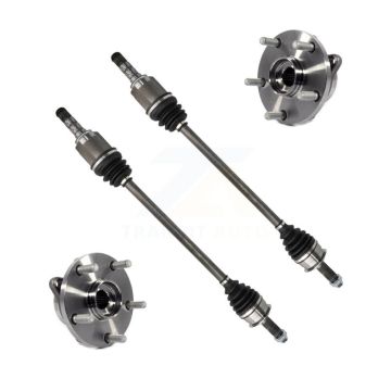 Front CV Axle Drive Shaft And Complete Hub Bearing Assembly Kit For Subaru Outback Legacy KN7-100473
