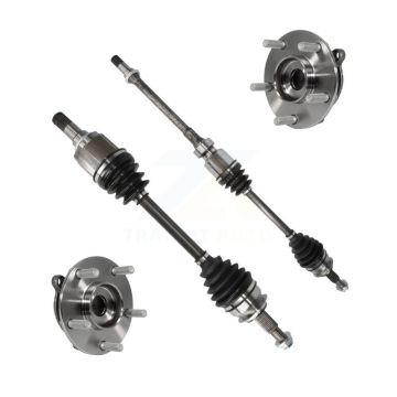 Front CV Axle Drive Shaft And Complete Wheel Hub Bearing Assembly Kit For Mazda 3 KN7-100474