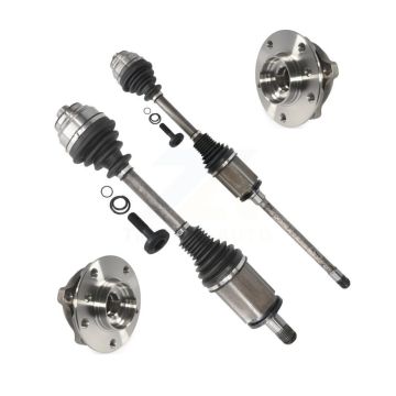 Front CV Axle Drive Shaft And Hub Bearing Assembly Kit For BMW 535i xDrive 528i 640i AWD KN7-100488