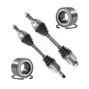 Front CV Axle Drive Shaft Assembly And Bearing Kit For 2006-2008 Mazda 3 Primary Design KN7-100534