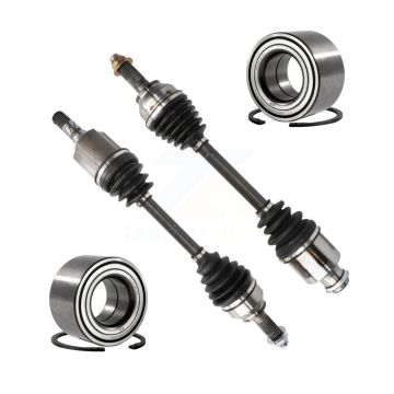 Front CV Axle Drive Shaft Assembly And Bearing Kit For 2007-2008 Mazda 3 Primary Design KN7-100536