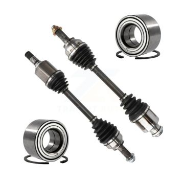 Front CV Axle Drive Shaft Assembly And Bearing Kit For 2007-2008 Mazda 3 Primary Design KN7-100537