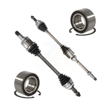 Front CV Axle Drive Shaft Assembly And Wheel Bearing Kit For 2004-2010 Toyota Sienna FWD KN7-100538