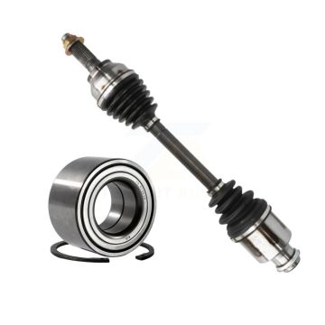 Front Right CV Axle Drive Shaft Complete Assembly And Wheel Bearing Kit For Mazda 3 KN7-100606