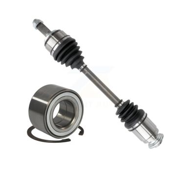 Front Right CV Axle Drive Shaft Complete Assembly And Wheel Bearing Kit For Honda Fit KN7-100641