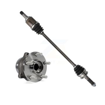 Rear Left CV Axle Drive Shaft And Complete Hub Bearing Assembly Kit For Subaru Crosstrek KN7-100699