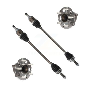 Rear CV Axle Drive Shaft And Wheel Hub Bearing Assembly Kit For 2015-2016 Honda CR-V FWD KN7-100707
