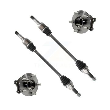 Rear CV Axle Drive Shaft And Hub Bearing Kit For 2013-2019 Ford Escape AWD Primary Design KN7-100711
